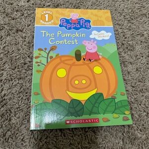Peppa Pig The Pumpkin Contest (Scholastic) - Orange, Green, Yellow, Blue
